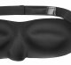 3D Sleep Mask Contoured Eye Cover for Total Blackout, Black