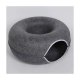 Cat tunnel bed, 50 cm, dark grey