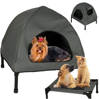 2-in-1 Pet House Bed Tent for Dogs and Cats 60x54x44 cm