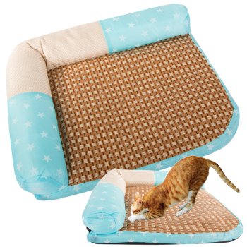 Cat bed with scratching surface, size L