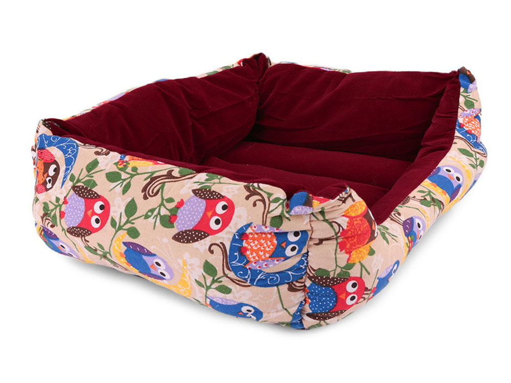 Large pet bed with cushion, XL, 62x48x15 cm (3)