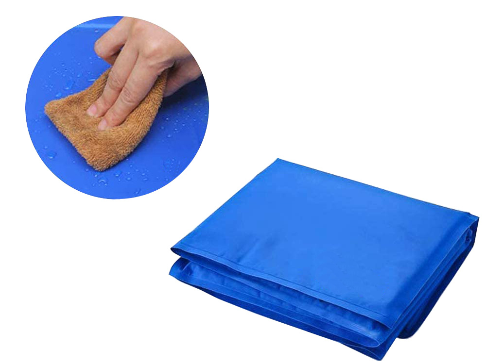 Cooling mat for pets with gel, 50x40 cm, blue (2)