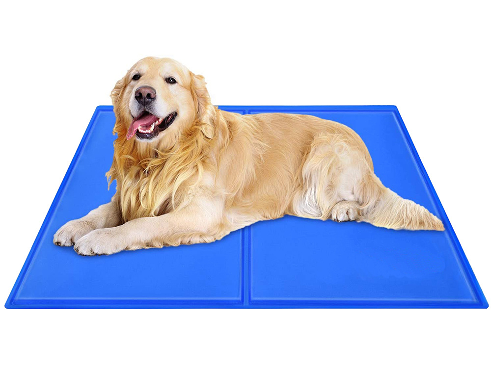 Cooling mat for pets with gel, 50x90 cm, blue (0)
