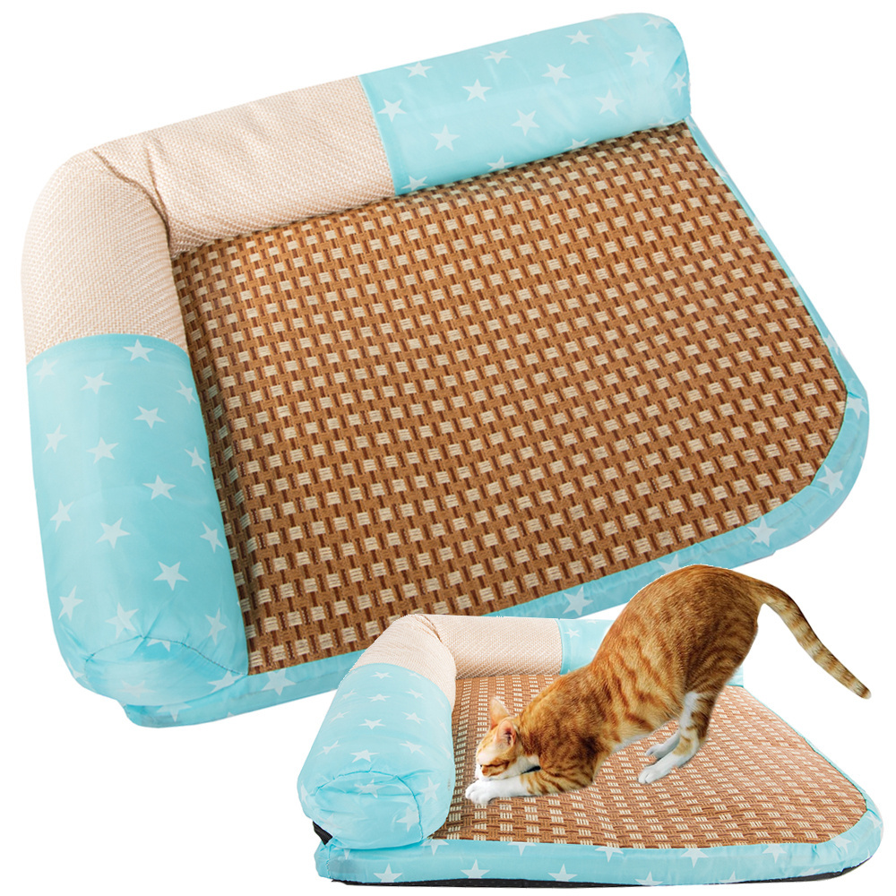 Cat bed with scratching surface, size L
