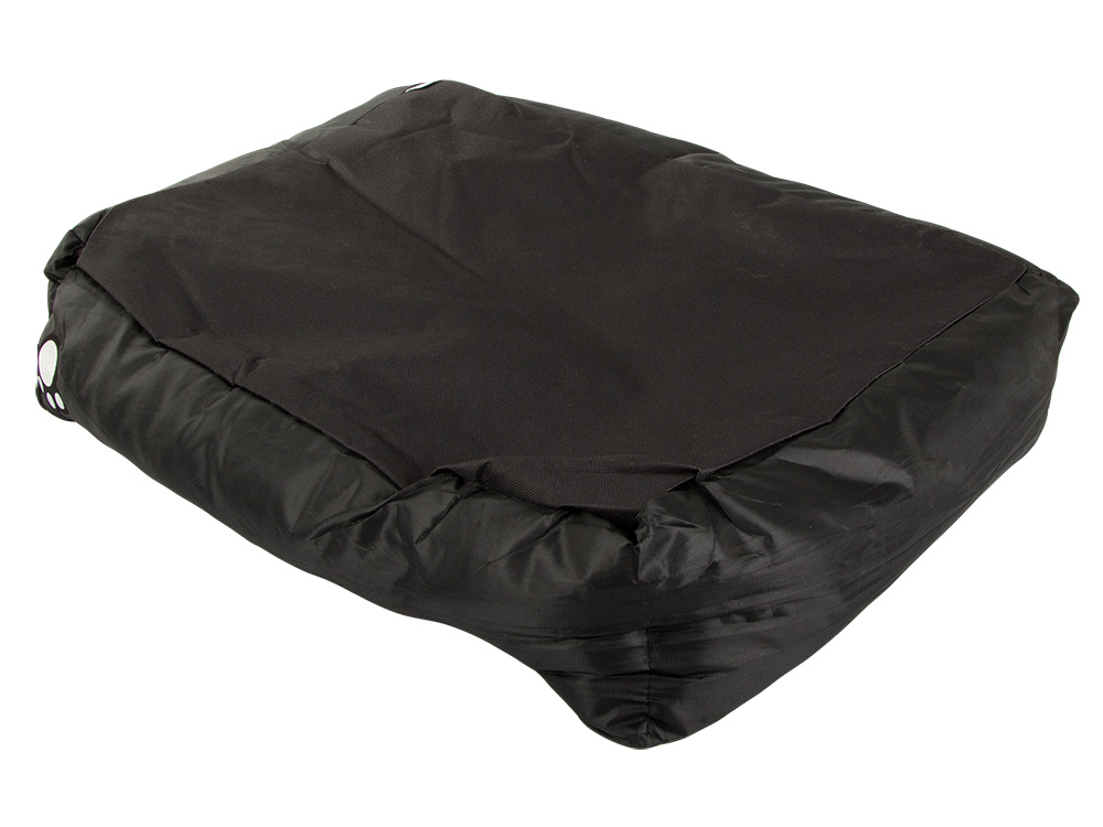 Soft Plush Dog Bed for Cats with Cushion, Sofa Lounger, 50x40 cm, Black (3)