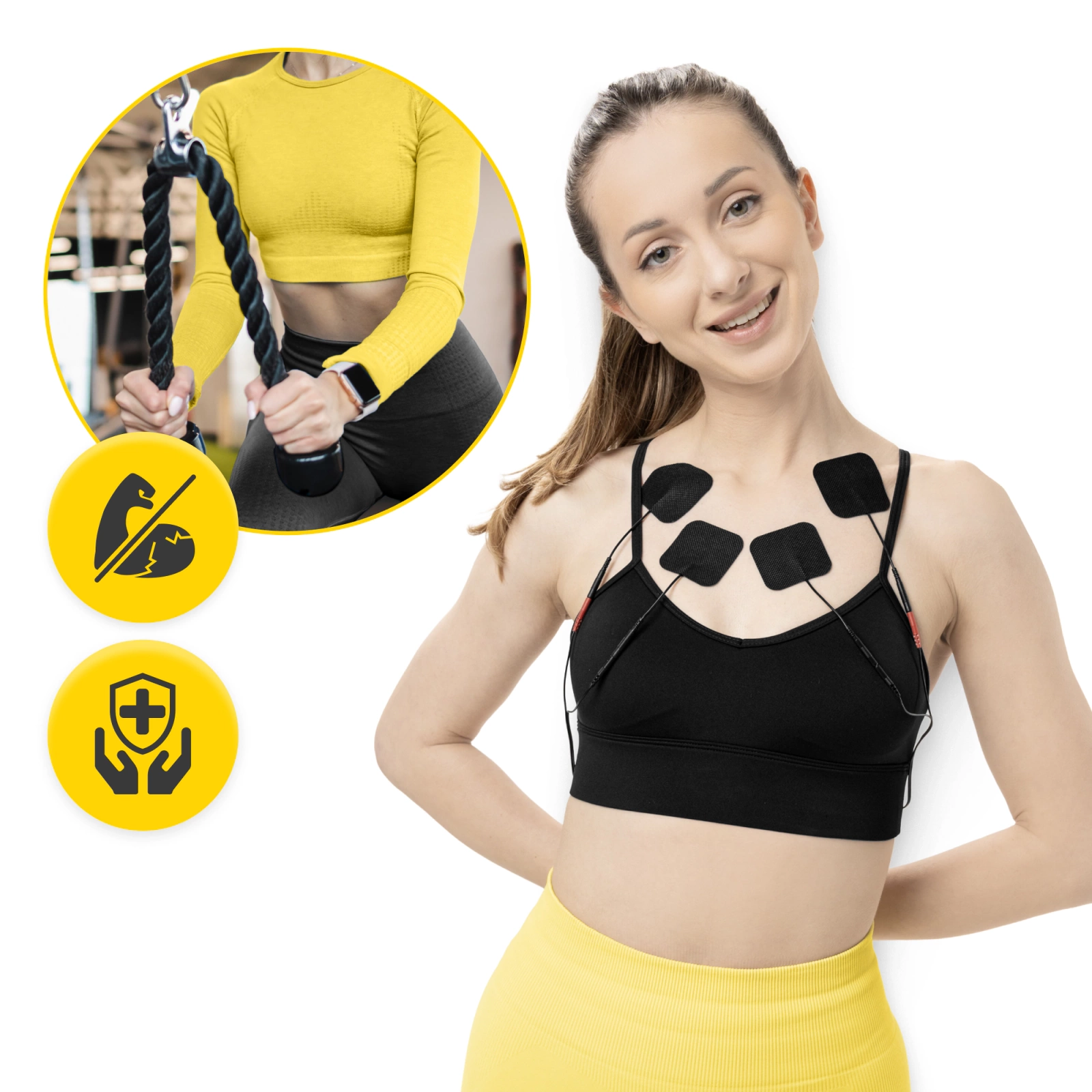 4FIZJO Combo PRO+ Wireless Muscle Stimulator TENS EMS Unit (2)