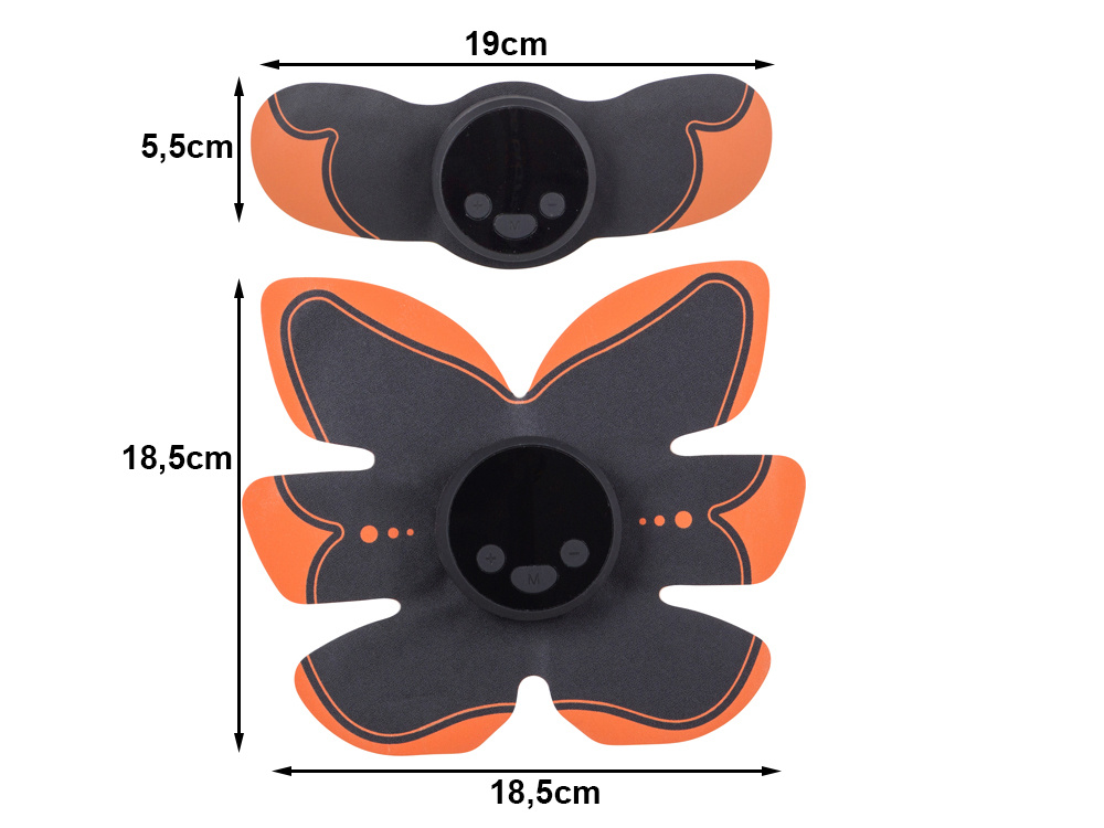 Electrostimulator EMS Abdominal Muscle Stimulator, Set of 3 (2)