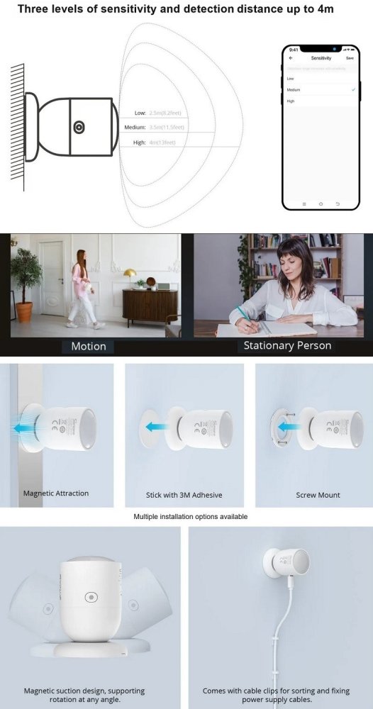 ZigBee Human Presence Sensor Sonoff SNZB-06P (2)