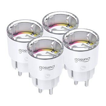 Gosund EP2-Z ZigBee Smart Plug 4-Pack 10A Energy Monitor