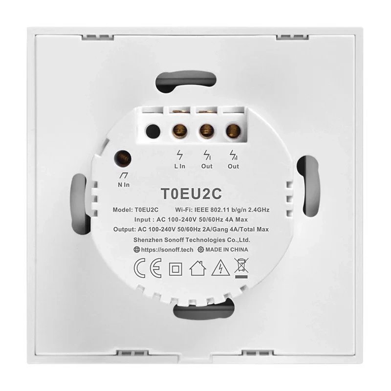 Smart Switch WiFi Sonoff T0 EU TX 2-Channel (2)
