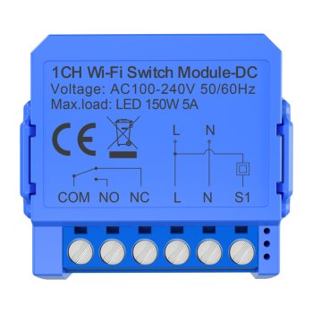 1-Channel WiFi Switch Module Avatto WSM16-DC32V-1 DC 12-32V