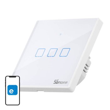 3-Channel Smart Switch Sonoff T2 EU TX WiFi RF