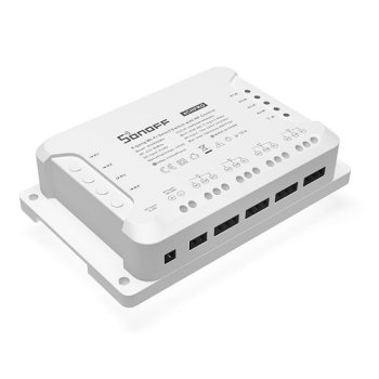 Sonoff 4-Channel Smart Wi-Fi Switch with RF Control & DIN Rail Mount