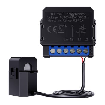 Smart Bi-Directional Energy Meter Avatto WPM16-1 Wi-Fi 80A