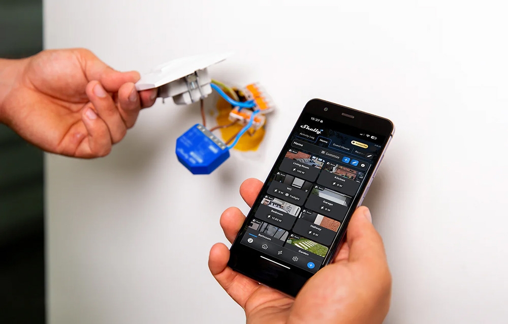 Smart Controller Shelly 1 Gen4 Zigbee Matter 16A (1)