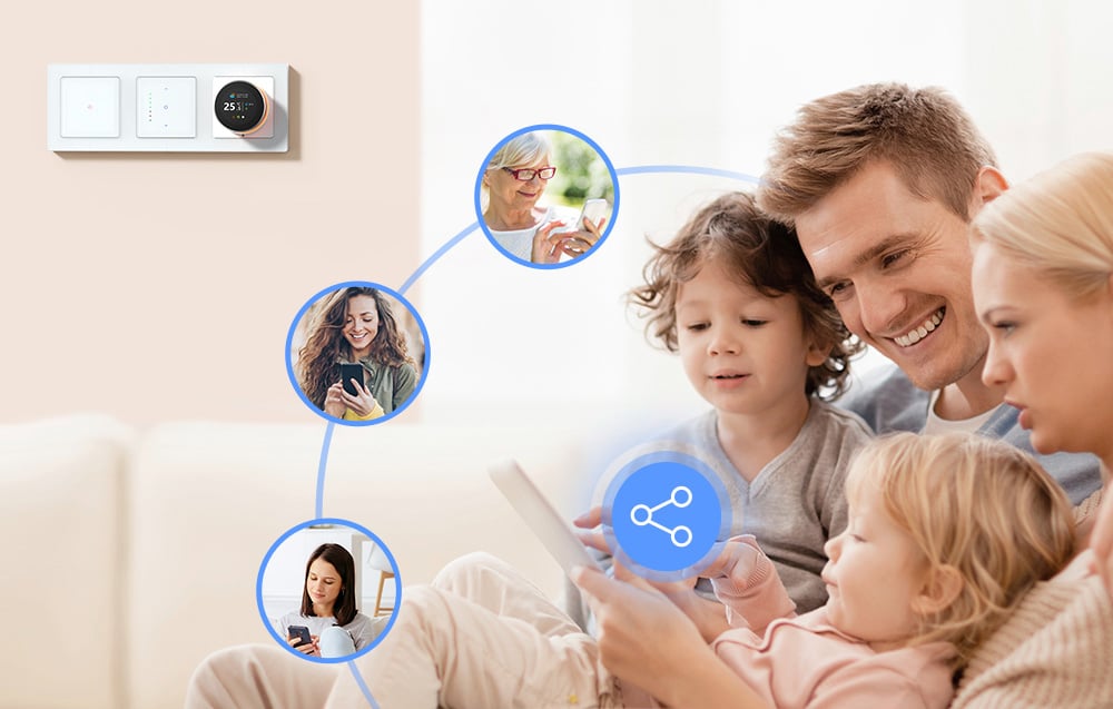 Smart WiFi Touch Light Switch Avatto TS20-EU-W1 1-Channel (3)