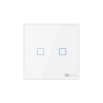 Sonoff Wireless 433MHz T2EU2C-RF (2-channel) Wall Mounted Smart Light Switch