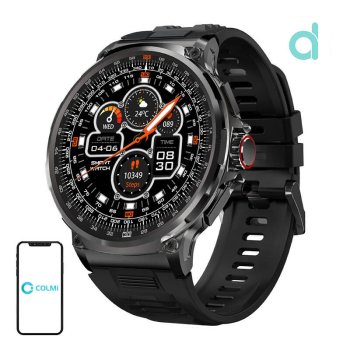 Smartwatch Colmi V69 1.85" HD Display Black