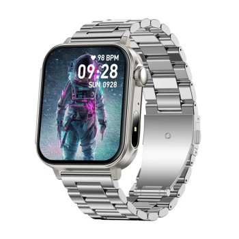 Smartwatch Colmi P80 Silver Steel 1.83-inch HD