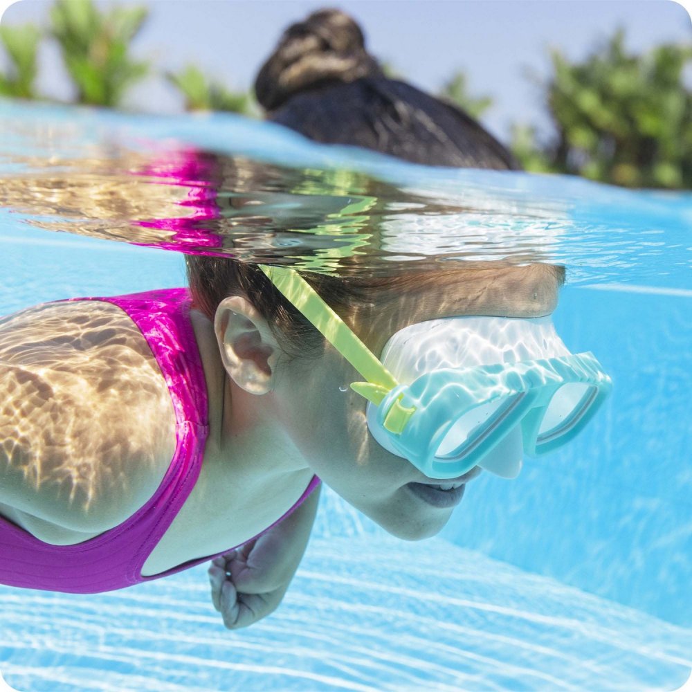 Bestway 22011 Swimming Mask with UV Protection Lens, turquoise (2)