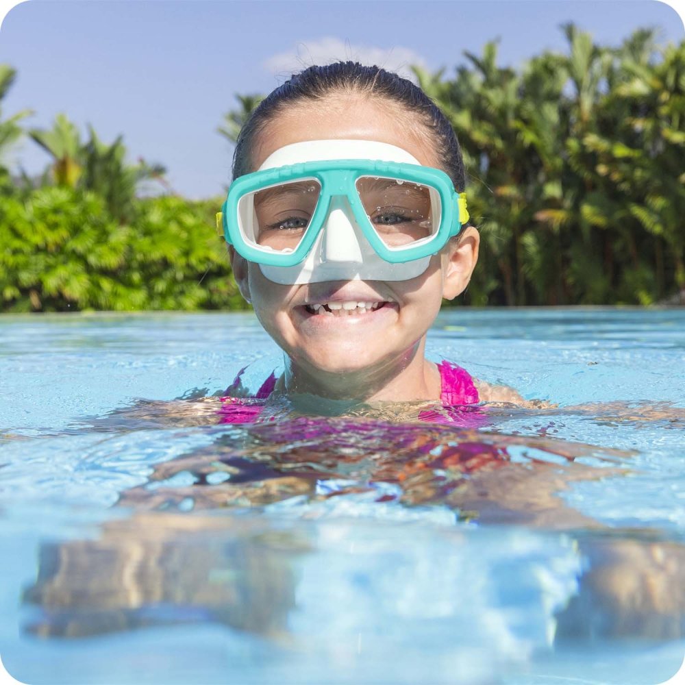 Bestway 22011 Swimming Mask with UV Protection Lens, turquoise (0)