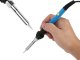 Precision soldering iron 60W, 200–450°C, set with desoldering pump, blue