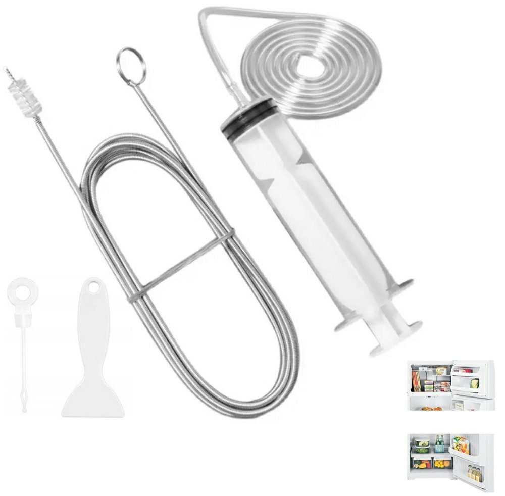 Multifunctional Refrigerator Cleaning Kit with Brush and Scraper (2)