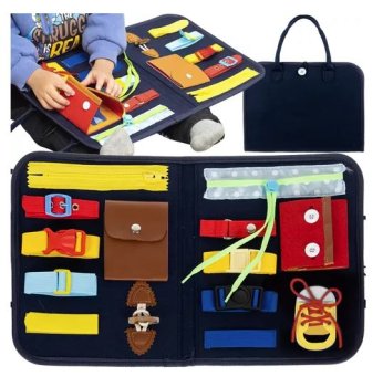 Kruzzel 23618 Educational Toy Manipulation Sensory Busy Board