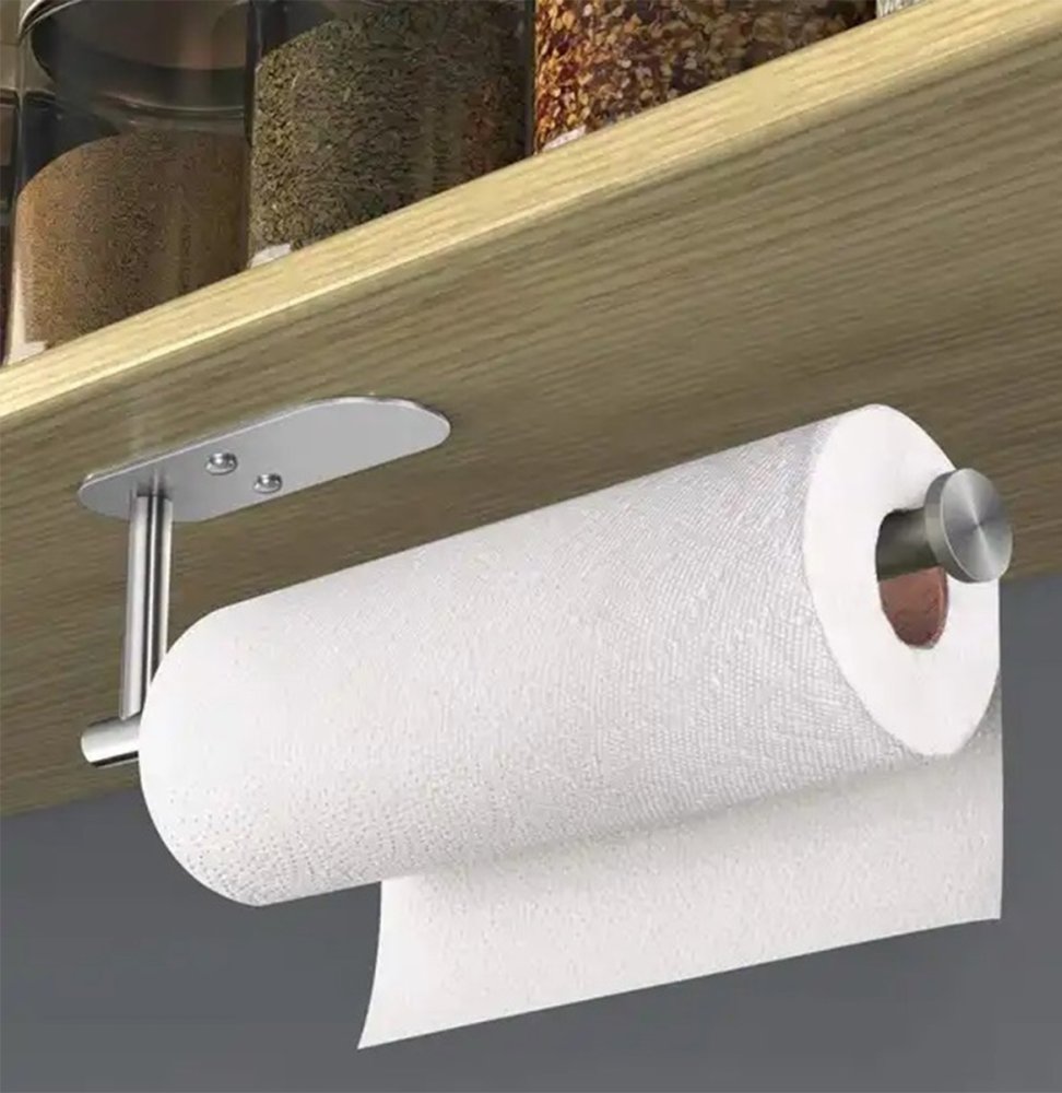 Paper Towel Holder, Silver (3)