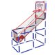 Portable Kids Basketball Hoop Arcade Game Set with 2 Balls & Pump