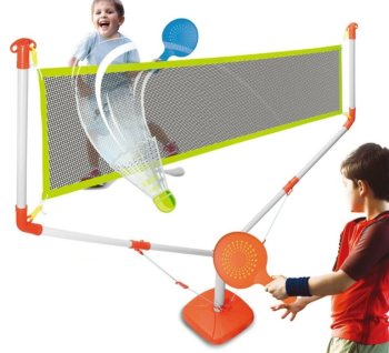 Kid's Badminton Set with Net, Rackets and Shuttlecock