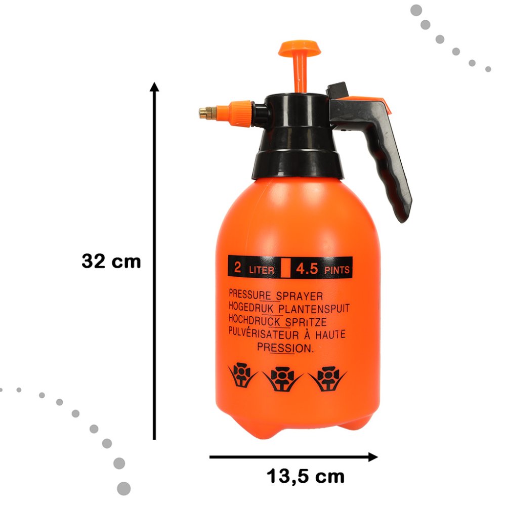 2L Garden Pressure Sprayer Hand Pump Water Sprayer for Plants (0)