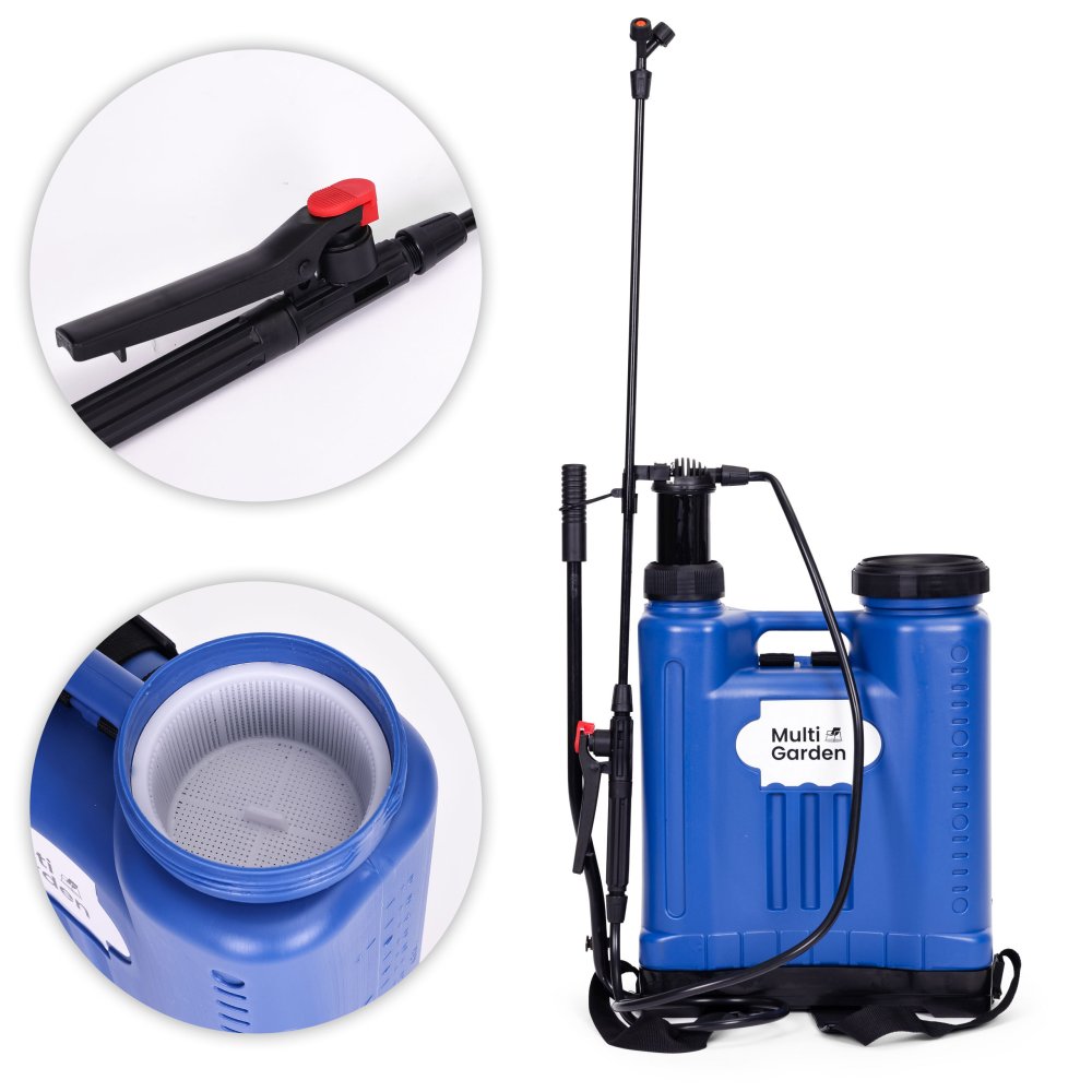 MultiGarden 16L Backpack Garden Sprayer with 4 Nozzles, 2-4 Bar (3)