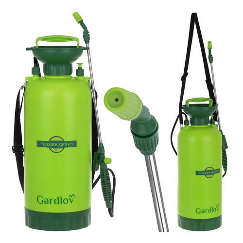 Gardlov 8L Garden Pressure Sprayer with Shoulder Strap and Lance 25430