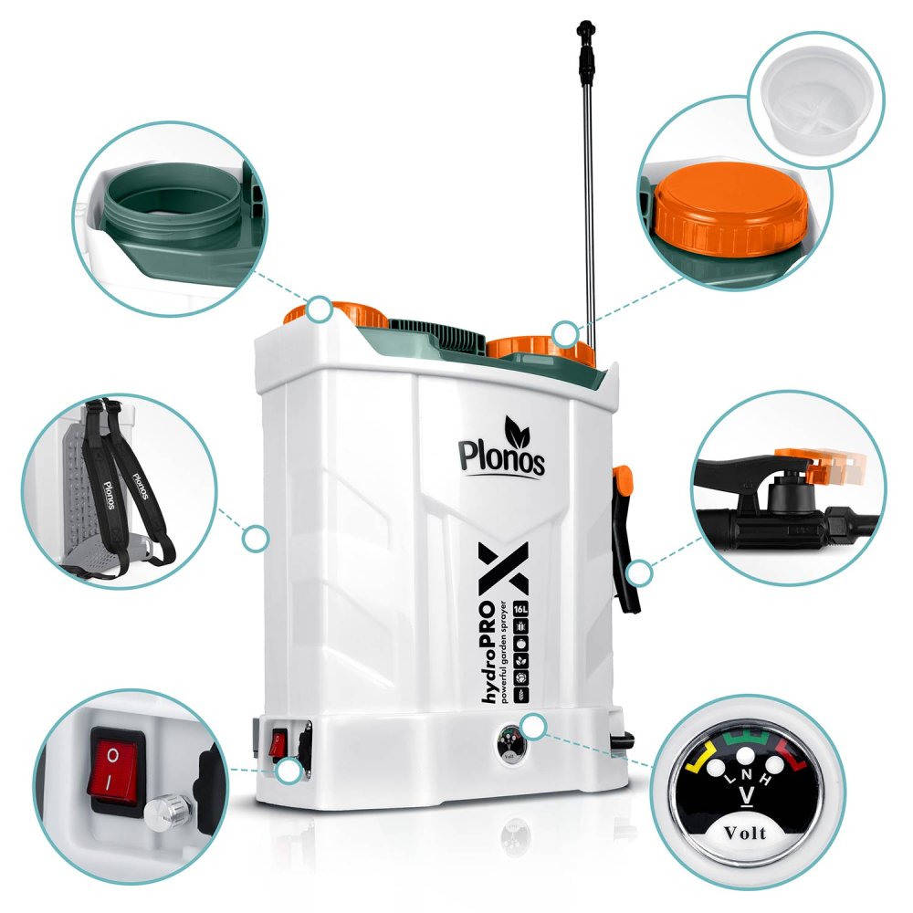 Plonos PL-602 Battery-Powered Garden Sprayer - High-Performance, Easy-to-Use (1)