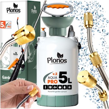 5L Garden Pressure Sprayer Plonos PL-605 Manual Pump for Lawn and Yard Care