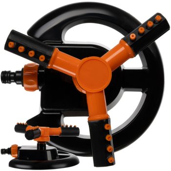 Gardlov 3-Arm 360° Rotating Garden Sprinkler for Lawn Watering
