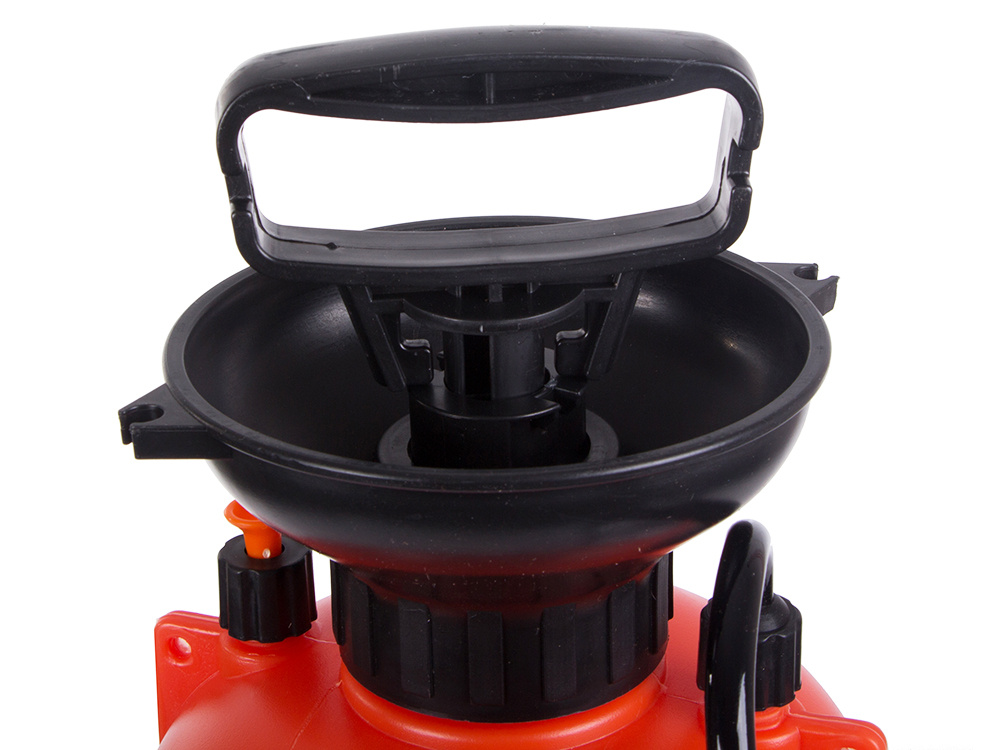 Hand pressure garden sprayer with long lance, 5L, shoulder strap, orange (0)
