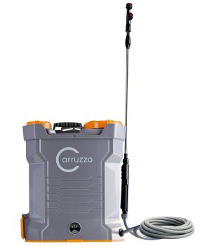 Carruzzo Cordless Backpack Sprayer 12L 2-in-1 Battery Powered with Manual Pump