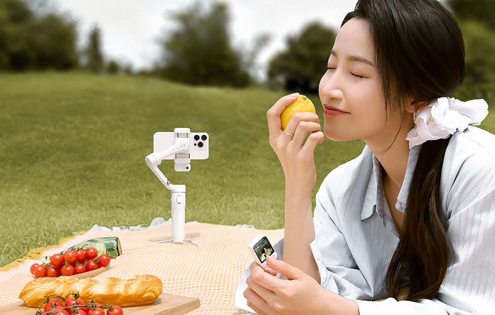 Gimbal Stabilizer Hohem iSteady V3 Ultra White AI Tracking (2)