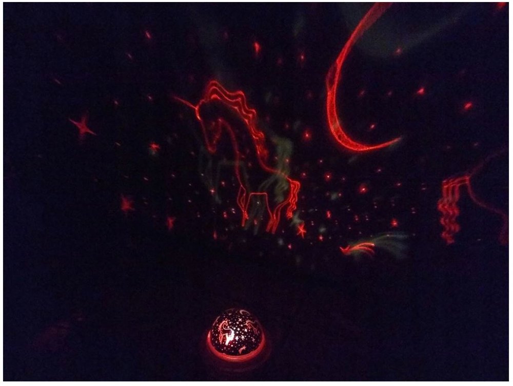 Dream Rotating Night Star Projection Lamp in random colors (4)