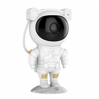 Astronaut Projector Star and Galaxy Night Light by Telcon, white