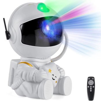 Astronaut Star Projector Galaxy Night Light, LED Nebula Lamp with Remote