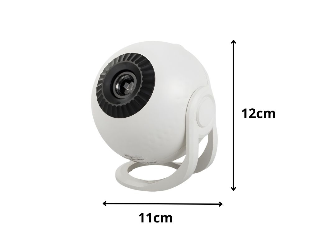 Galaxy Projector 4K Star Projector Night Light with LED Nebula Sky Effect, White (3)