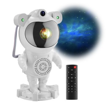 Astronaut Star Projector LTC with Bluetooth Speaker and Remote, White