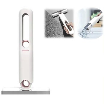 Compact Mini Mop with Squeegee for Windows and Shelves