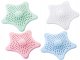 Silicone Sink and Shower Drain Strainer Filter, 4 pcs.