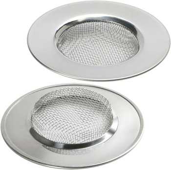 Stainless Steel Sink Strainers, 7.5 cm, 2 pcs