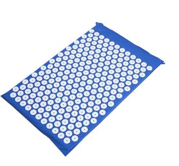 Acupressure Acupuncture Massage Mat (65 x 40 cm), blue