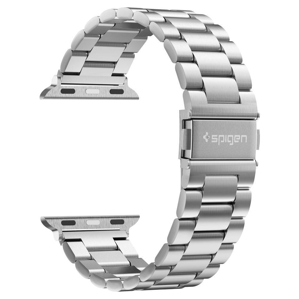 Spigen MODERN FIT BAND Apple Watch 4 / 5 / 6 / 7 / 8 / 9 / SE / ULTRA (42 / 44 / 45 / 49 MM) SILVER (1)